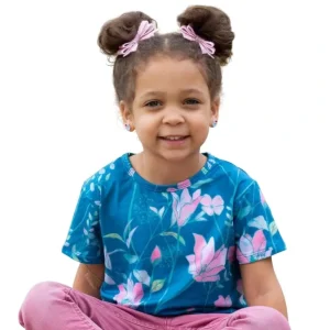 Store Flower T-shirt - CaringForTots - Professional Baby and Children's Products | Caring for Growth, Caring for Every Moment