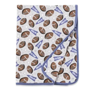 Best Football Bamboo Stroller Blanket - CaringForTots - Professional Baby and Children's Products | Caring for Growth, Caring for Every Moment