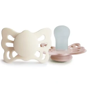 Fashion Frigg Butterfly Anatomical Silicone Pacifier 2-pack (0-6 Months) - CaringForTots - Professional Baby and Children's Products | Caring for Growth, Caring for Every Moment