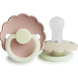 Sale Frigg Daisy Night Silicone Pacifier 2-pack - CaringForTots - Professional Baby and Children's Products | Caring for Growth, Caring for Every Moment