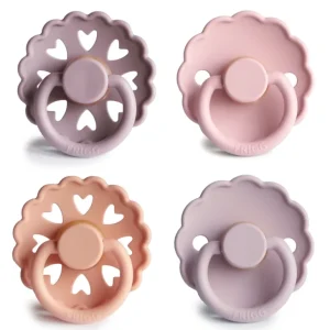 Cheap Frigg Natural Rubber Sunset Bliss Pacifier 4-pack - CaringForTots - Professional Baby and Children's Products | Caring for Growth, Caring for Every Moment