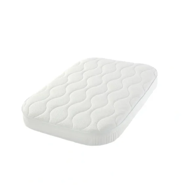 Sale Gaia Baby Serena Mini Cot Mattress - 2 Piece + Cover - White - CaringForTots - Professional Baby and Children's Products | Caring for Growth, Caring for Every Moment