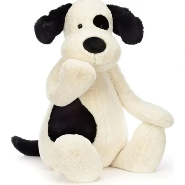 Discount Giant Bashful Black Cream Puppy - CaringForTots - Professional Baby and Children's Products | Caring for Growth, Caring for Every Moment