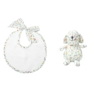Best Gift Set | Louelle Bunny And Bib, Liberty 'theo' - CaringForTots - Professional Baby and Children's Products | Caring for Growth, Caring for Every Moment