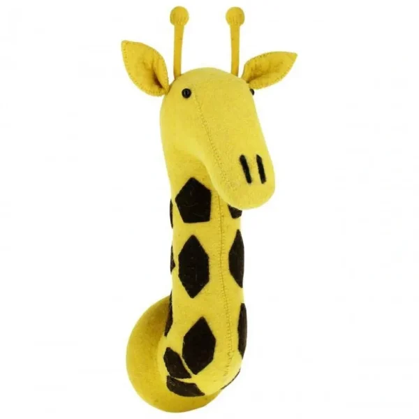 Flash Sale Giraffe Wall Mounted Felt Head - CaringForTots - Professional Baby and Children's Products | Caring for Growth, Caring for Every Moment