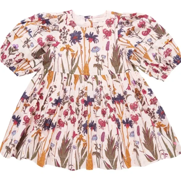 Online Girls Brooke Dress - Autumn Flowers - CaringForTots - Professional Baby and Children's Products | Caring for Growth, Caring for Every Moment