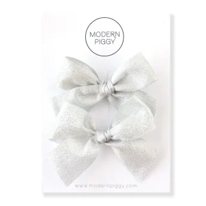 Fashion Glitz | Pigtail Set - Ribbon Bow - CaringForTots - Professional Baby and Children's Products | Caring for Growth, Caring for Every Moment