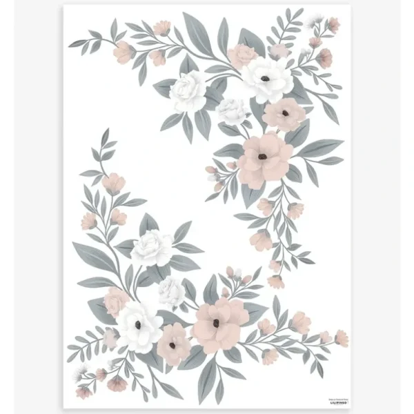 Cheap Grace - Wall Decals Murals - Bouquets Of Roses - CaringForTots - Professional Baby and Children's Products | Caring for Growth, Caring for Every Moment