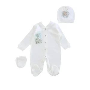 Sale Grace Jumpsuit Set - 3 Pcs - CaringForTots - Professional Baby and Children's Products | Caring for Growth, Caring for Every Moment