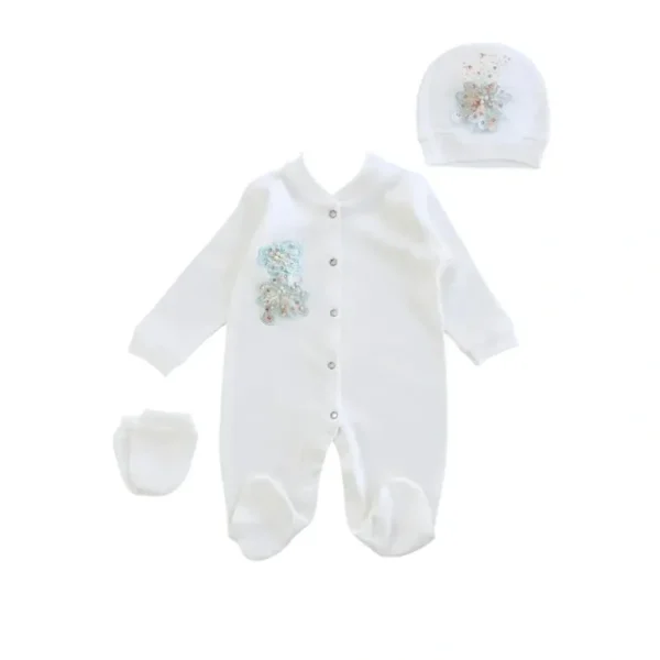 Sale Grace Jumpsuit Set - 3 Pcs - CaringForTots - Professional Baby and Children's Products | Caring for Growth, Caring for Every Moment