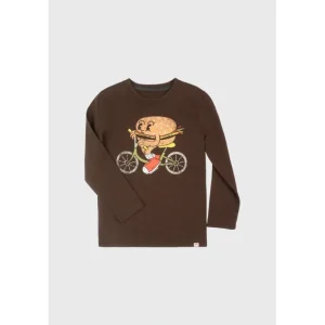 Sale Graphic Long Sleeve Tee - Fast Food - CaringForTots - Professional Baby and Children's Products | Caring for Growth, Caring for Every Moment