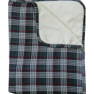 New Green Plaid Bamboo Fleece Quilt - CaringForTots - Professional Baby and Children's Products | Caring for Growth, Caring for Every Moment