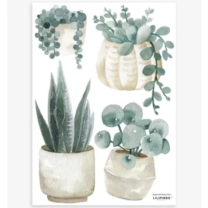 Discount Greenery - Wall Decals - Green Plants And Pots - CaringForTots - Professional Baby and Children's Products | Caring for Growth, Caring for Every Moment