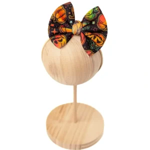 Flash Sale Halloween | Spooky Pumpkins | Toddler Girl Nylon Bow - CaringForTots - Professional Baby and Children's Products | Caring for Growth, Caring for Every Moment