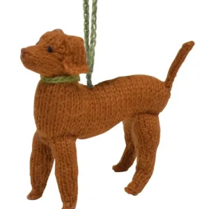 Flash Sale Hand Knit Alpaca Wool Christmas Ornament - Vizsla Dog - CaringForTots - Professional Baby and Children's Products | Caring for Growth, Caring for Every Moment