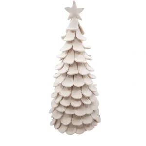 Shop All | Handmade Cream Tabletop Christmas Tree In Hand Felted Wool- Xl- 26" - CaringForTots - Professional Baby and Children's Products | Caring for Growth, Caring for Every Moment