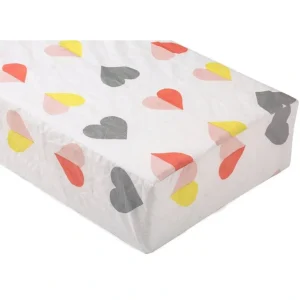 New Hearts Crib Sheet - CaringForTots - Professional Baby and Children's Products | Caring for Growth, Caring for Every Moment