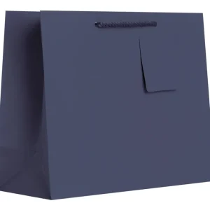 Fashion Heavyweight Solid Color Large Gift Bags, Matte Navy Blue - CaringForTots - Professional Baby and Children's Products | Caring for Growth, Caring for Every Moment