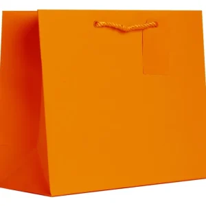 Shop All | Heavyweight Solid Color Large Gift Bags, Matte Orange - CaringForTots - Professional Baby and Children's Products | Caring for Growth, Caring for Every Moment