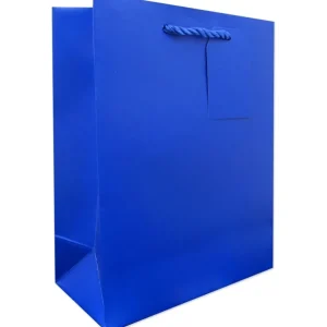Shop All | Heavyweight Solid Color Medium Gift Bags, Matte Royal Blue - CaringForTots - Professional Baby and Children's Products | Caring for Growth, Caring for Every Moment