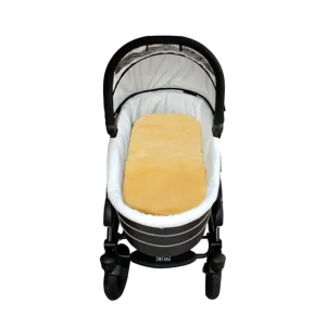 Online Heitmann Baby Lambskin Liner - Small - Gold Beige - CaringForTots - Professional Baby and Children's Products | Caring for Growth, Caring for Every Moment