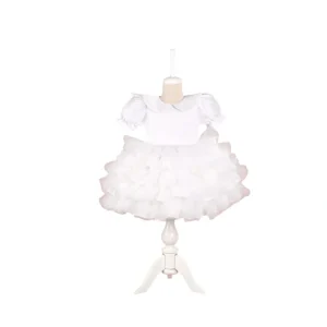 Cheap Helena White Party Dress - CaringForTots - Professional Baby and Children's Products | Caring for Growth, Caring for Every Moment