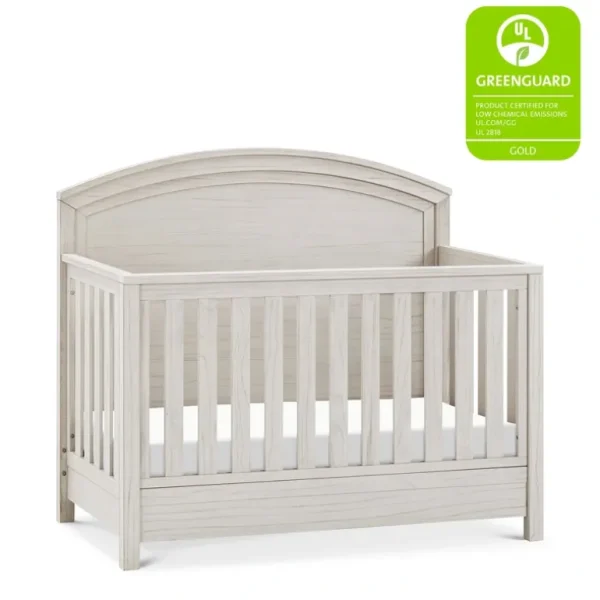 Online Hemsted 4-in-1 Convertible Crib - White Driftwood - CaringForTots - Professional Baby and Children's Products | Caring for Growth, Caring for Every Moment