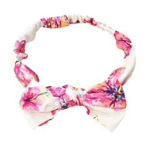 Best Sale Hibiscus Kiss Bow Headband - CaringForTots - Professional Baby and Children's Products | Caring for Growth, Caring for Every Moment