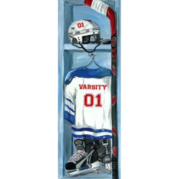 Store Hockey Locker Wall Art - CaringForTots - Professional Baby and Children's Products | Caring for Growth, Caring for Every Moment