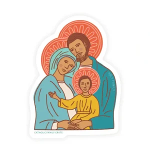 Outlet Holy Family Sticker - CaringForTots - Professional Baby and Children's Products | Caring for Growth, Caring for Every Moment