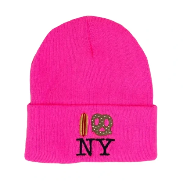 Online Hot Dog Pretzel NY Knit Beanie - CaringForTots - Professional Baby and Children's Products | Caring for Growth, Caring for Every Moment