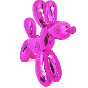 Store Hot Pink Balloon Dog Bank - 12" - CaringForTots - Professional Baby and Children's Products | Caring for Growth, Caring for Every Moment