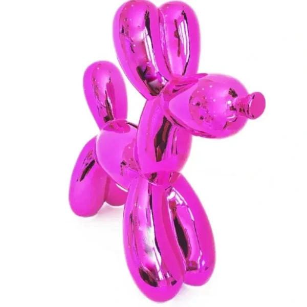 Store Hot Pink Balloon Dog Bank - 12" - CaringForTots - Professional Baby and Children's Products | Caring for Growth, Caring for Every Moment