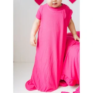New Hot Pink Rib Dream Sleep Sack - CaringForTots - Professional Baby and Children's Products | Caring for Growth, Caring for Every Moment