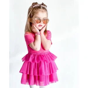 Sale Hot Pink Rib Dream Tutu Dress - CaringForTots - Professional Baby and Children's Products | Caring for Growth, Caring for Every Moment