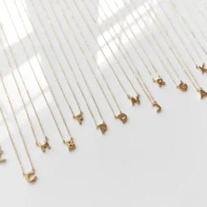 Online Initial Necklace - CaringForTots - Professional Baby and Children's Products | Caring for Growth, Caring for Every Moment