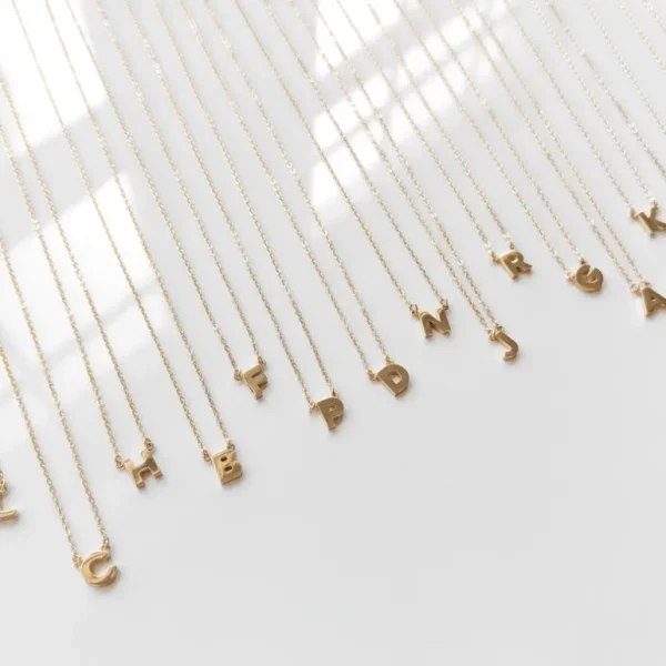 Online Initial Necklace - CaringForTots - Professional Baby and Children's Products | Caring for Growth, Caring for Every Moment