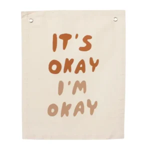 Hot It's Okay I'm Okay Banner - CaringForTots - Professional Baby and Children's Products | Caring for Growth, Caring for Every Moment