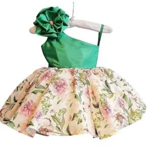 Clearance Ivy Green Party Dress - CaringForTots - Professional Baby and Children's Products | Caring for Growth, Caring for Every Moment