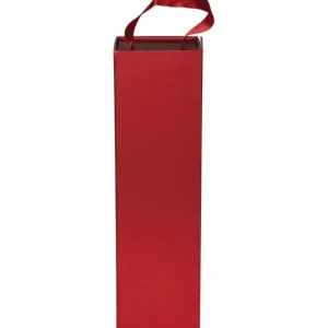 Online Jillson & Roberts Bottle Gift Box with Handle & Magnetic Closure, Red Gloss (12 Pcs) - CaringForTots - Professional Baby and Children's Products | Caring for Growth, Caring for Every Moment