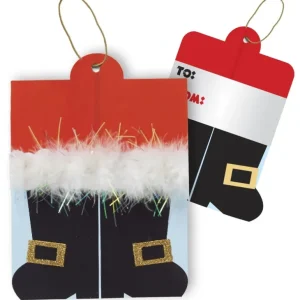 Cheap Jillson & Roberts Gift Tags with Tie String, Santa's Boots (100 Pcs) - CaringForTots - Professional Baby and Children's Products | Caring for Growth, Caring for Every Moment