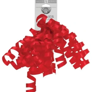 Cheap Jillson & Roberts Grosgrain Curlie Gift Bows, Red - CaringForTots - Professional Baby and Children's Products | Caring for Growth, Caring for Every Moment