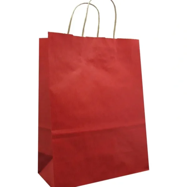 Hot Jillson & Roberts Large Kraft Bags, Red - CaringForTots - Professional Baby and Children's Products | Caring for Growth, Caring for Every Moment