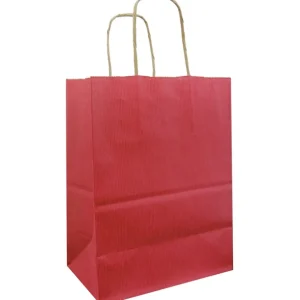 Online Jillson & Roberts Medium Kraft Bags, Red - CaringForTots - Professional Baby and Children's Products | Caring for Growth, Caring for Every Moment