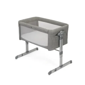 Flash Sale Joie Roomie Glide Side Sleeping Crib - Foggy Grey - CaringForTots - Professional Baby and Children's Products | Caring for Growth, Caring for Every Moment