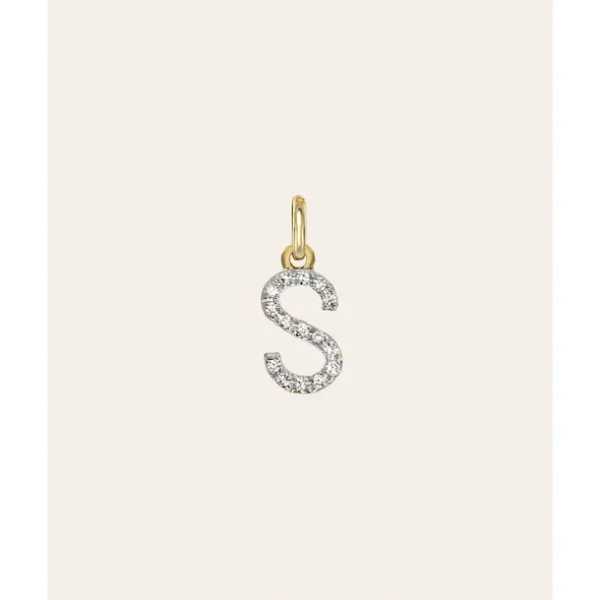 Shop All | 14k Diamond Initial Pendant - CaringForTots - Professional Baby and Children's Products | Caring for Growth, Caring for Every Moment