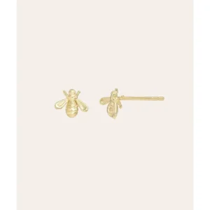 Shop All | 14k Gold Bee Stud Earrings - CaringForTots - Professional Baby and Children's Products | Caring for Growth, Caring for Every Moment