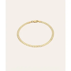 Shop All | 14k Gold Cuban Link Anklet - CaringForTots - Professional Baby and Children's Products | Caring for Growth, Caring for Every Moment