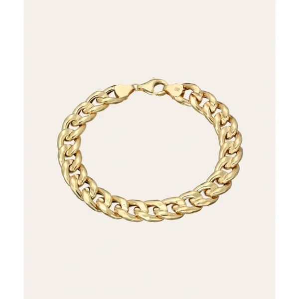 Shop All | 14k Gold Extra Large Miami Cuban Bracelet - CaringForTots - Professional Baby and Children's Products | Caring for Growth, Caring for Every Moment