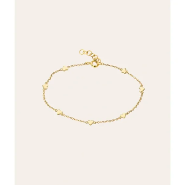 Shop All | 14k Gold Heart Charm Anklet - CaringForTots - Professional Baby and Children's Products | Caring for Growth, Caring for Every Moment